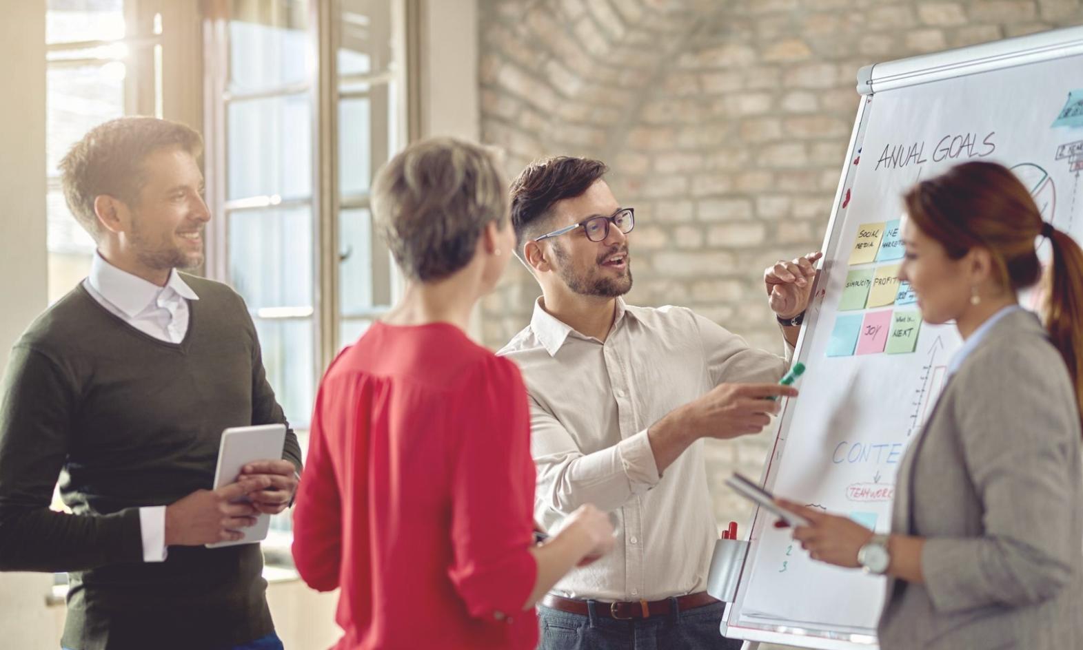 Teilnehmerin bei der Finanzplanung